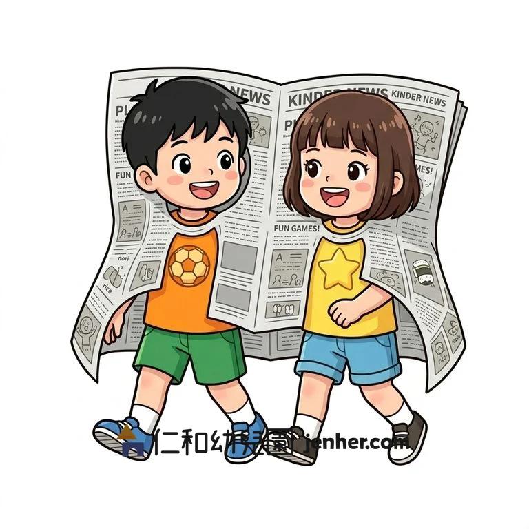 アクティビティ 6-41: 2人顔出し新聞紙並走